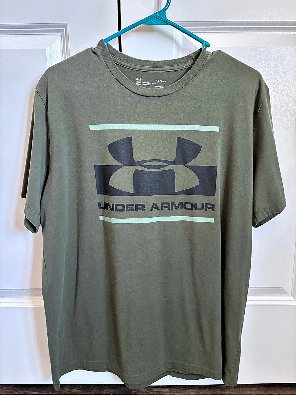 Under Armour HeatGear Men's Short Sleeve Tee Olive Large